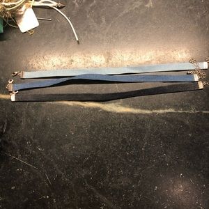 Denim choker